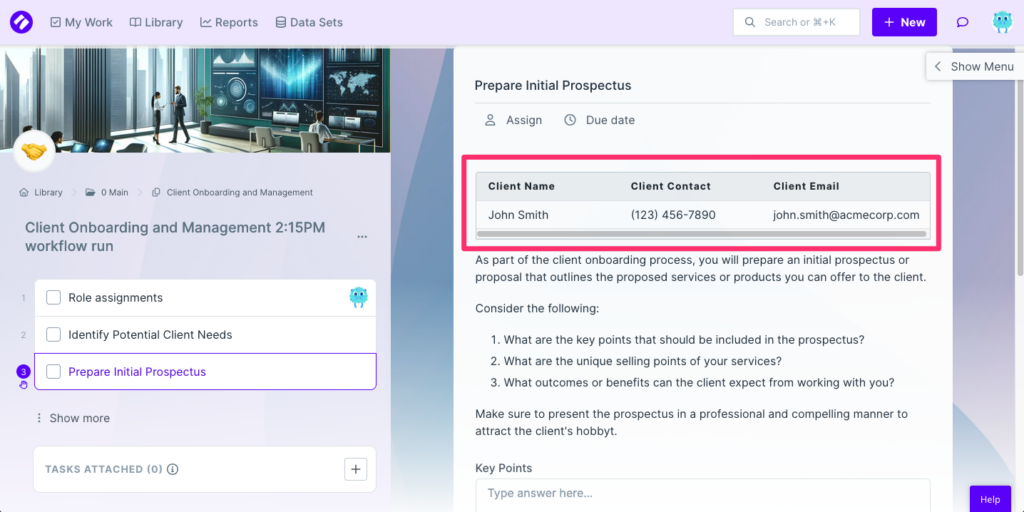How to Use Form Fields in a Workflow in Process Street