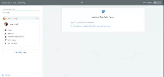 Integrate Process Street with Poptin