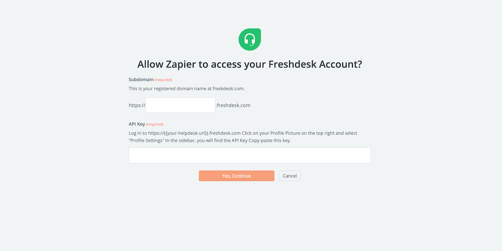 Freshdesk Integration