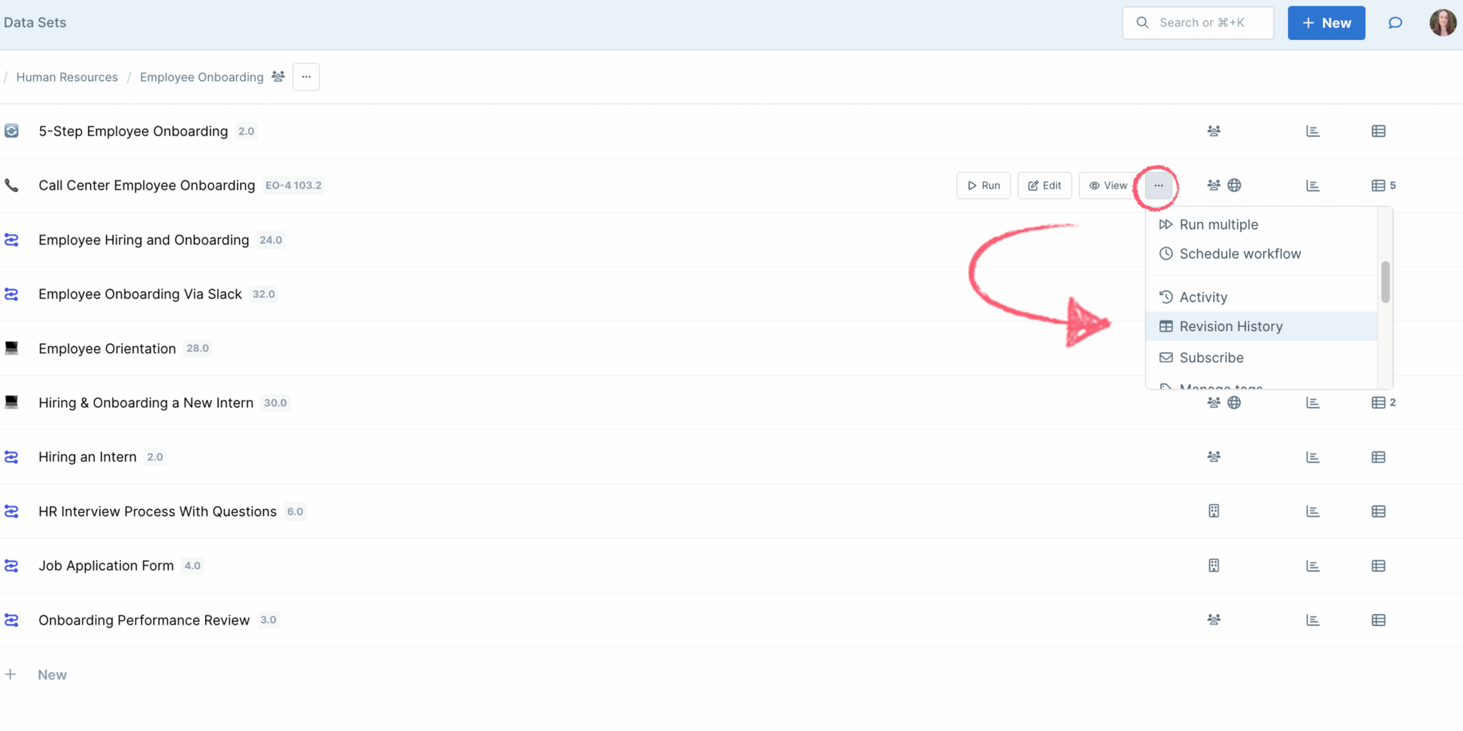Version Control & Audit History - Process Street Help Center