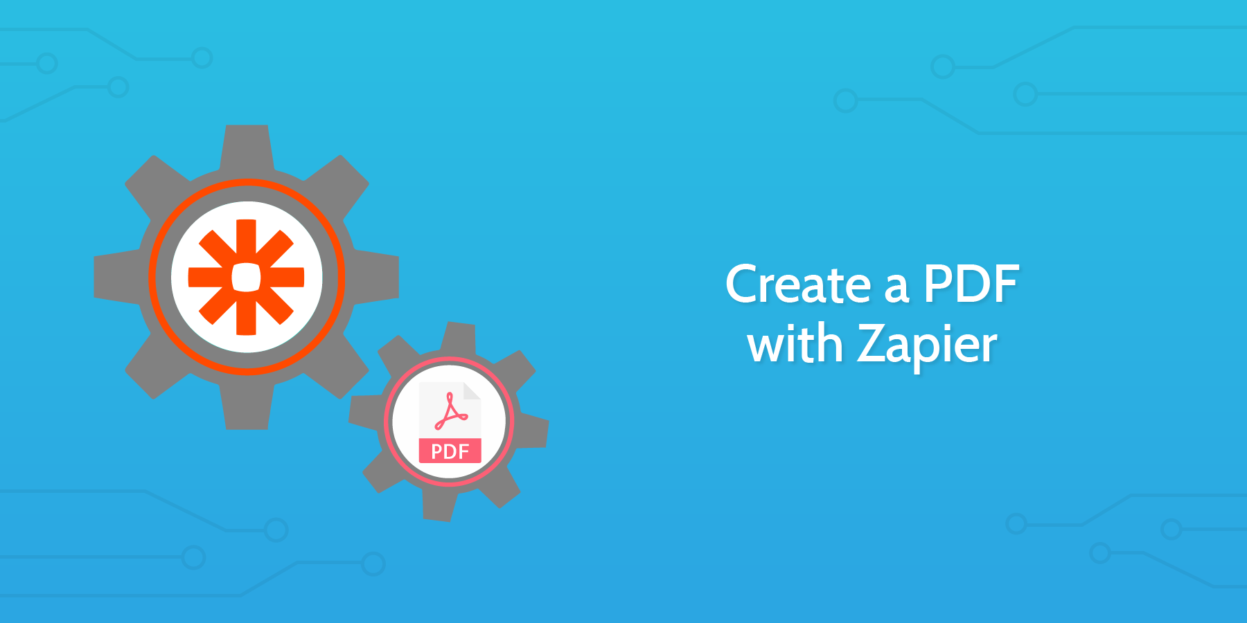 Create a PDF with Zapier
