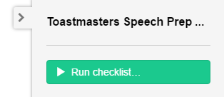 Toastmasters Speech Prep Checklist (Copy)