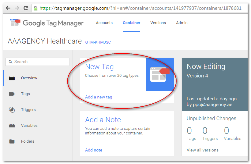 GTM – AdWords Remarketing Code