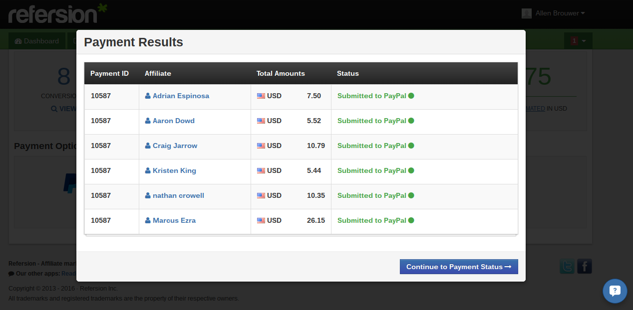 Processing Affiliate Payments | Process Street