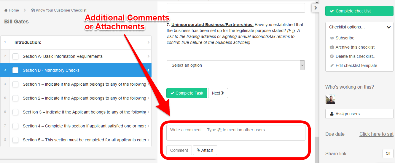 Know Your Customer Checklist