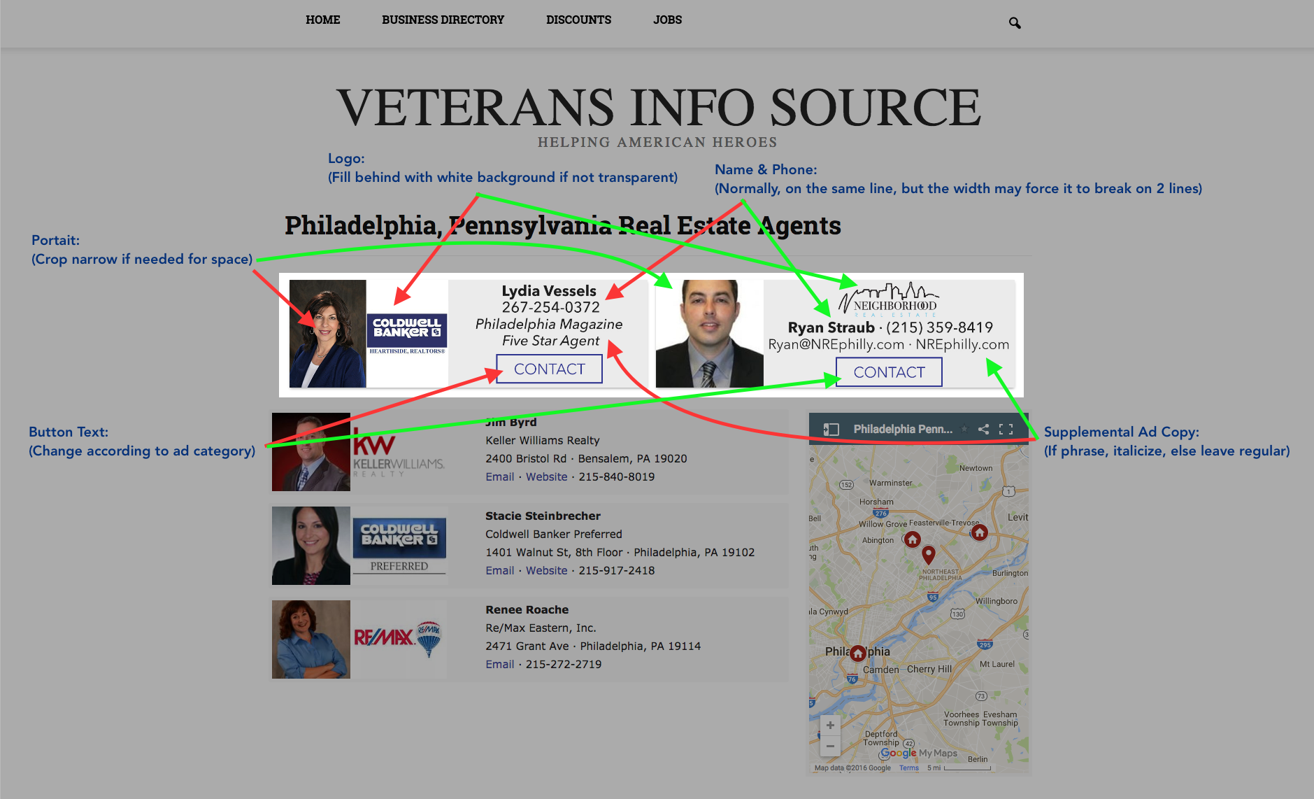 Ad Arrangement