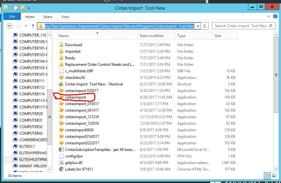 Cintas Replacement A File Import and Production Packet Preparation (Copy)