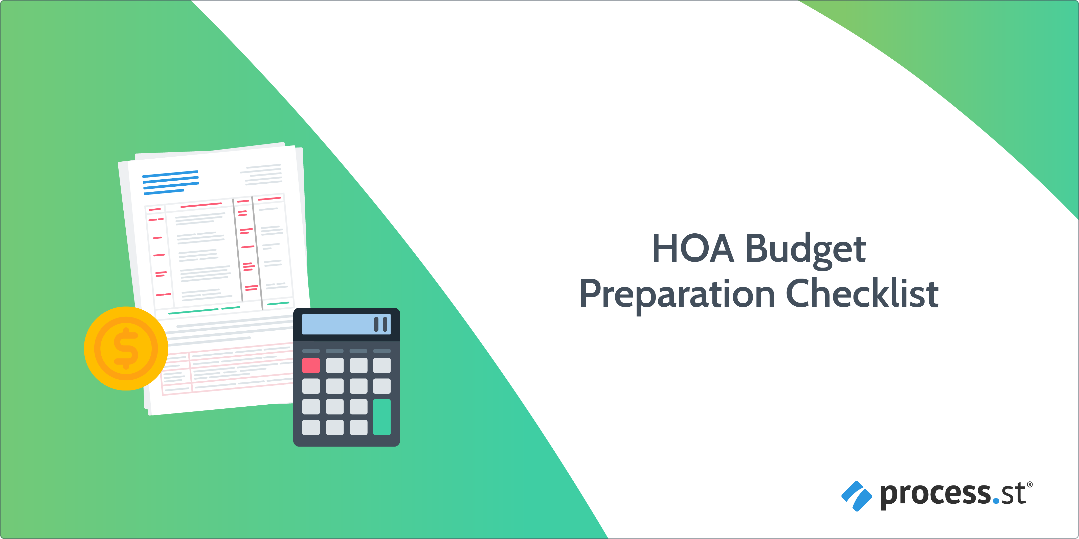 HOA Budget Preparation Checklist