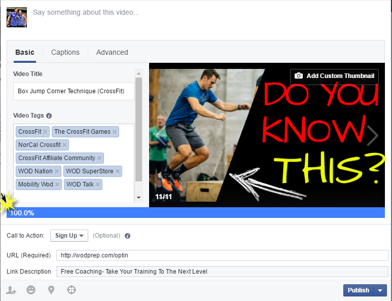Facebook Video Upload Process SOP: Facebook Video Upload | Process Street
