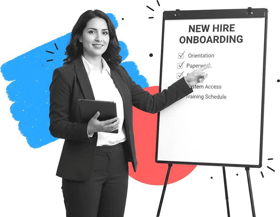 Employee onboarding & training workflows