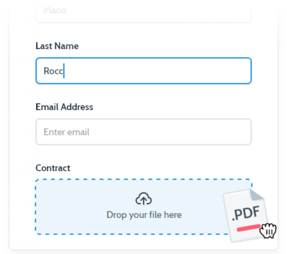 Add form fields for fast & accurate onboarding