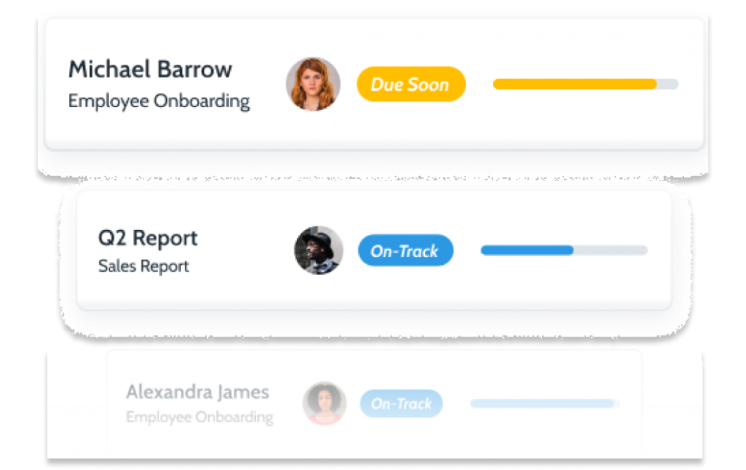 Track onboarding progress with the checklist dashboard & reporting API