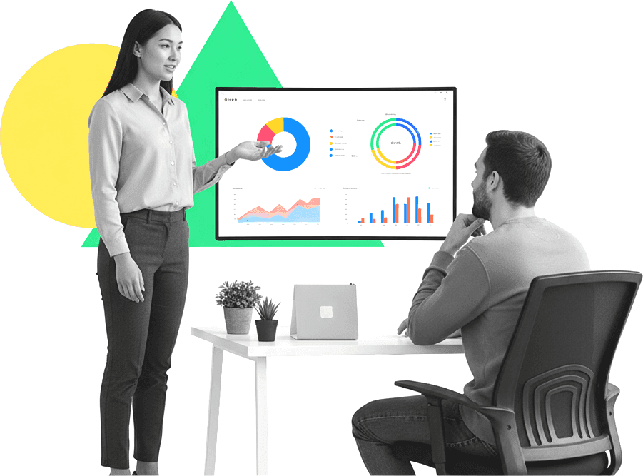 Gain oversight with real-time reporting and KPIs