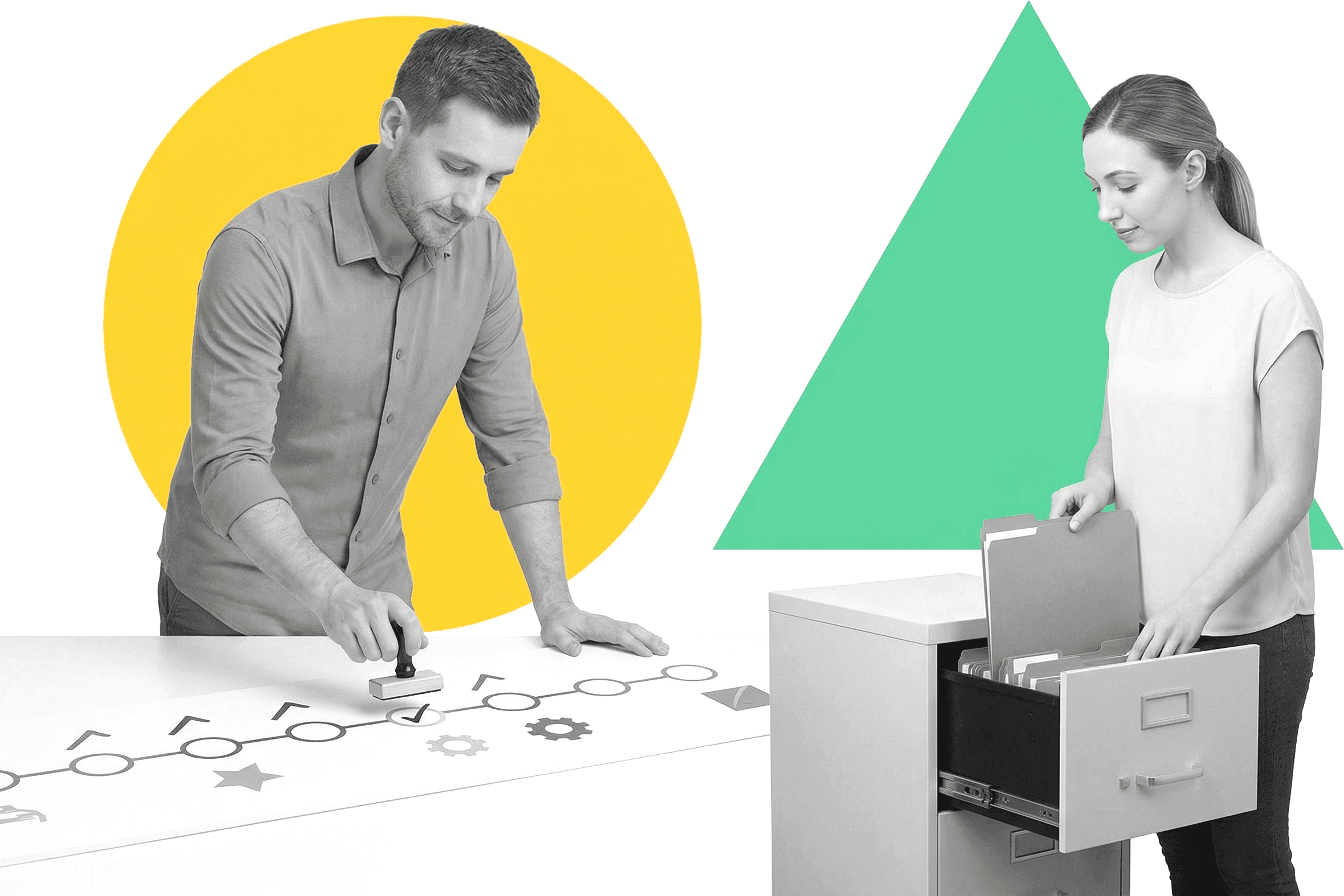 Ensure traceability with built-in logs and approvals