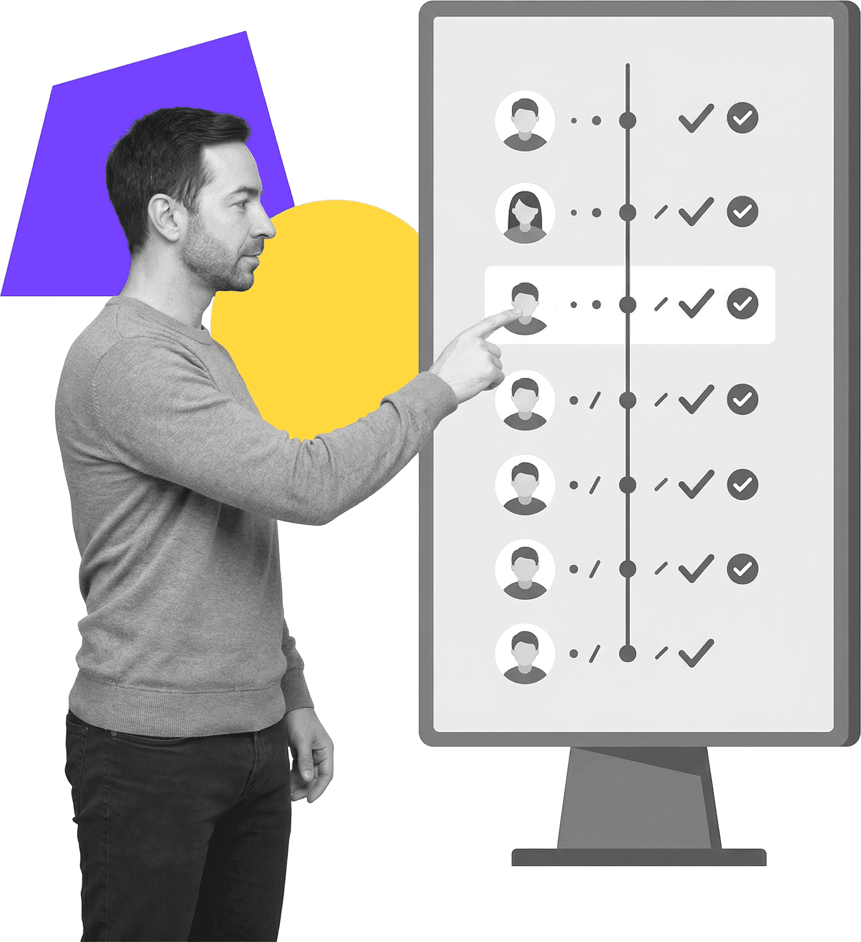 Ensure visibility with built-in logs and reviews