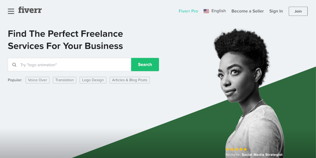 Best freelance websites Fiverr