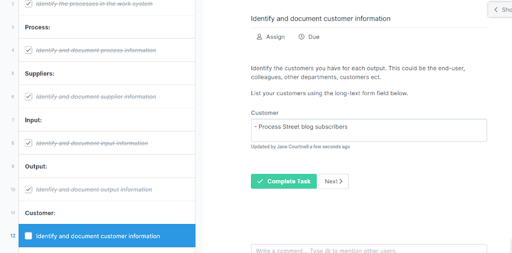 Content creation editing process - customers 2