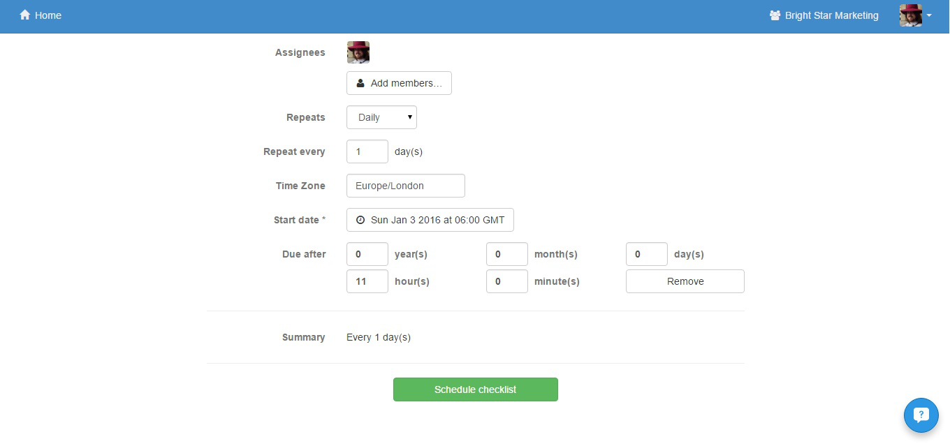 Daily Routine - Scheduling Checklists