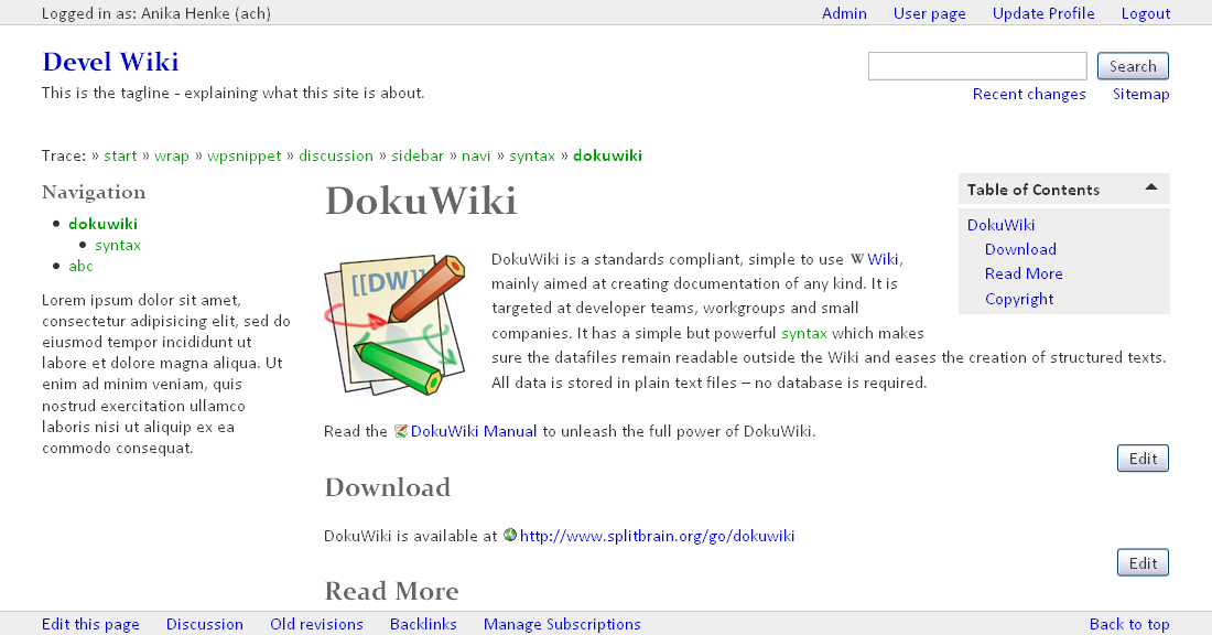 Docuwiki ITGlue Alternative