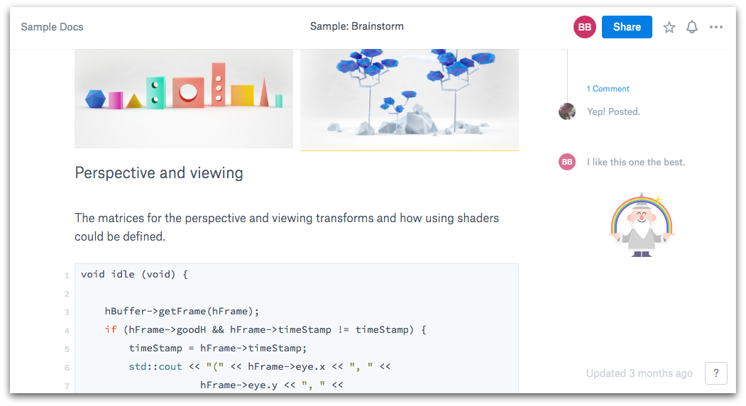 Dropbox Paper Software Documentation