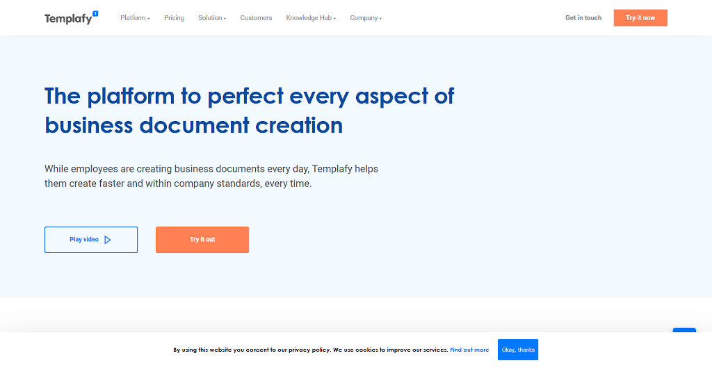 Enterprise Document Management - Templafy
