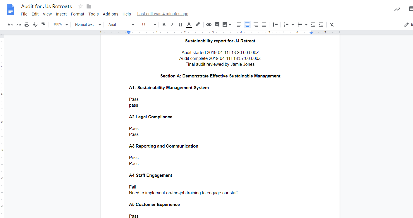 Google Docs templates - step 8