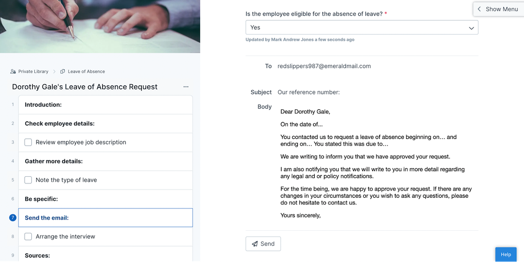 employee onboarding email template