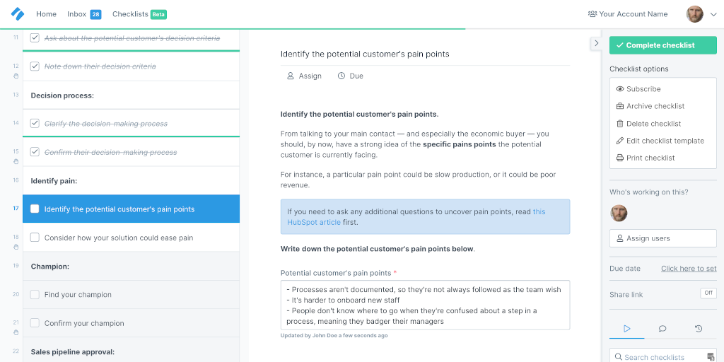 MEDDIC sales process 5