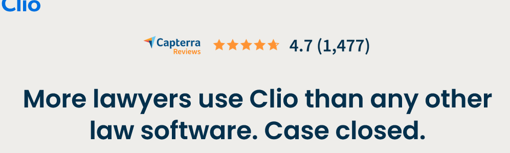 image showing Clio as document generation software