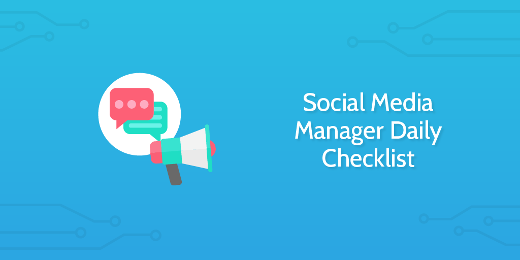 Social Media Manager Daily Checklist