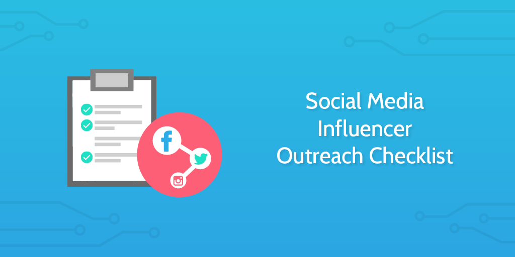 Social Media Influencer Outreach Checklist