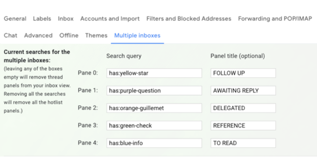 Organize Gmail - Multiple inboxes