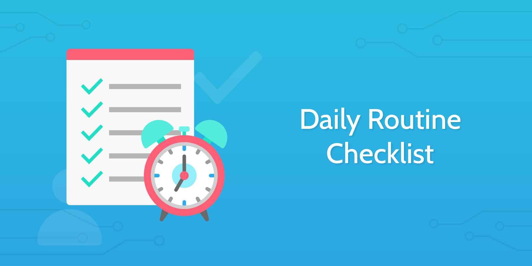 Daily Routine Checklist