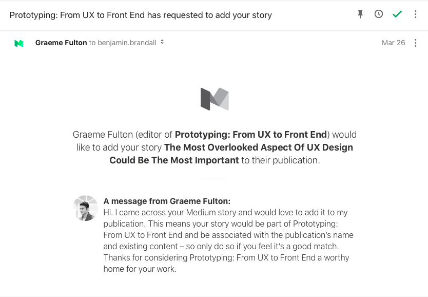 Prototypr email