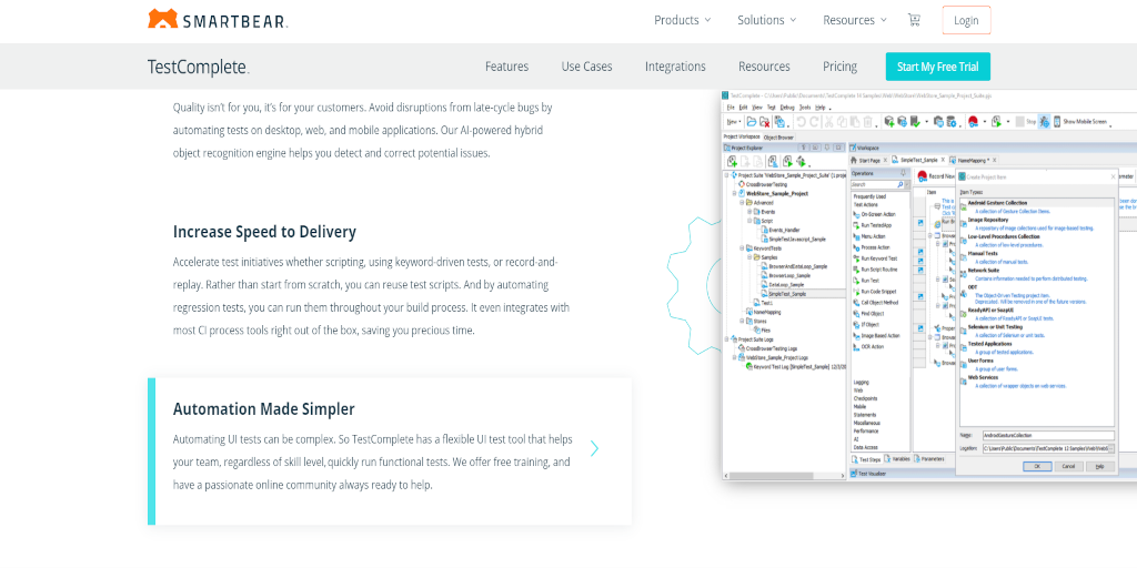 QA Process in Your Startup: TestComplete