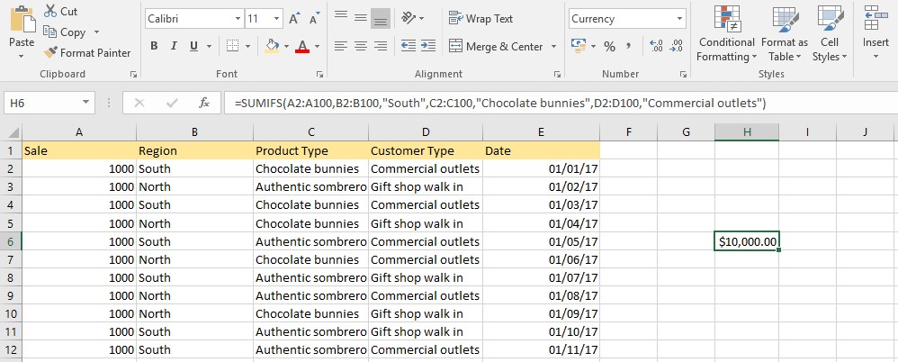 SUMIFS excel tips and tricks Excel for dummies