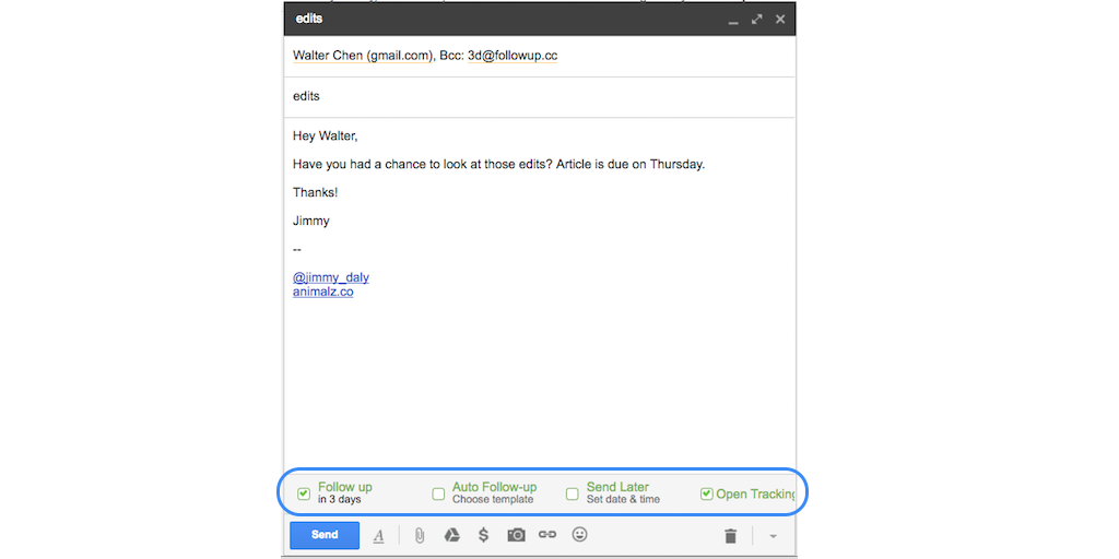 gmail tip #16: followup.cc