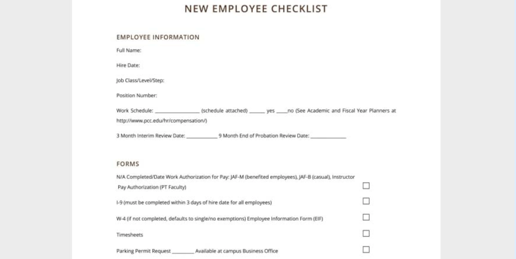 Google Docs checklist - checklist template 6
