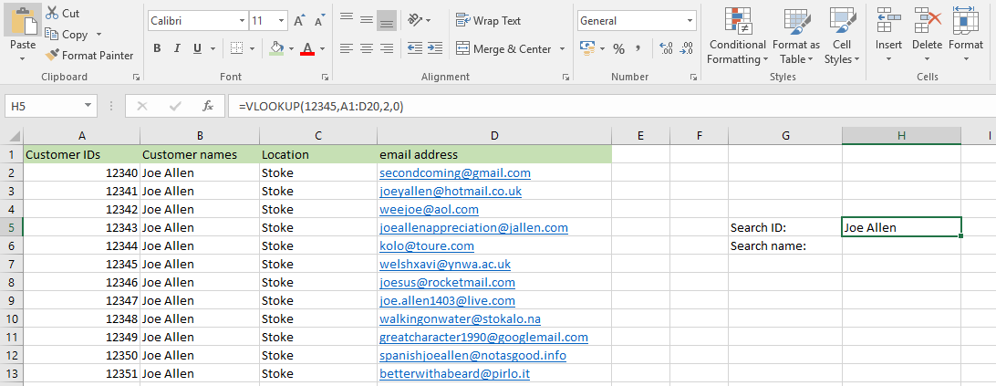 VLOOKUP excel tips and tricks Excel for dummies