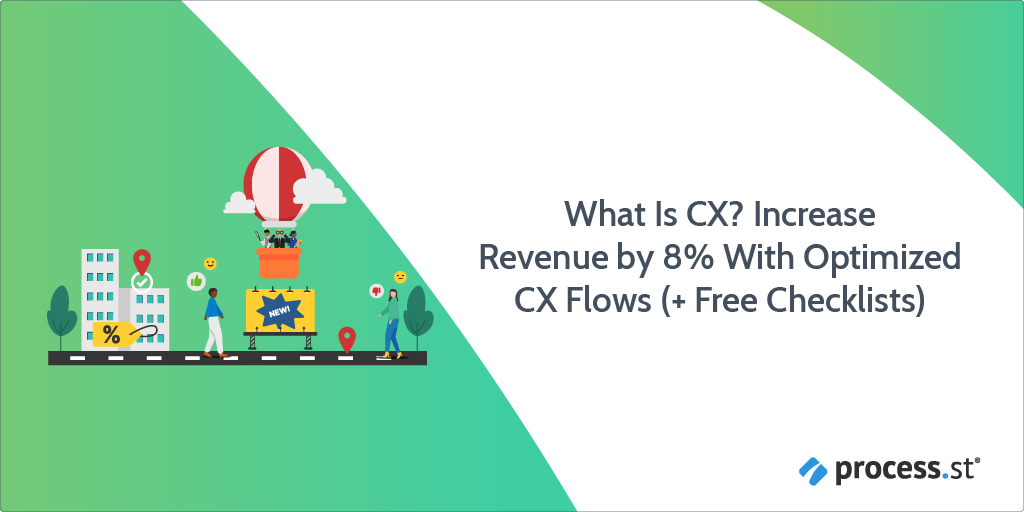 What Is CX? Increase Revenue by 8% With Optimized CX Flows (+ Free  Checklists), Process Street