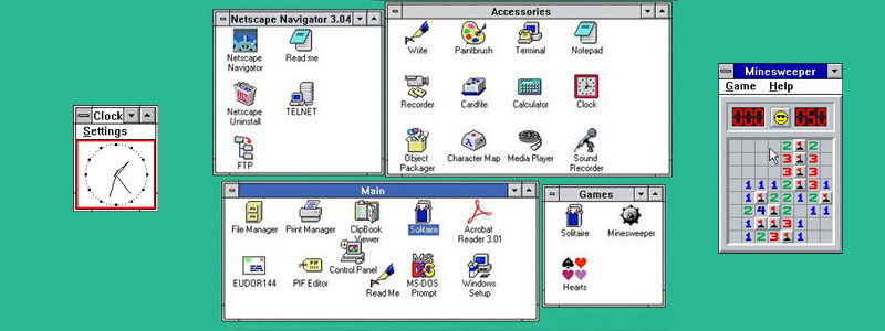 Windows 3.1 user onboarding process