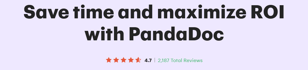 image showing PandaDoc as document generation software