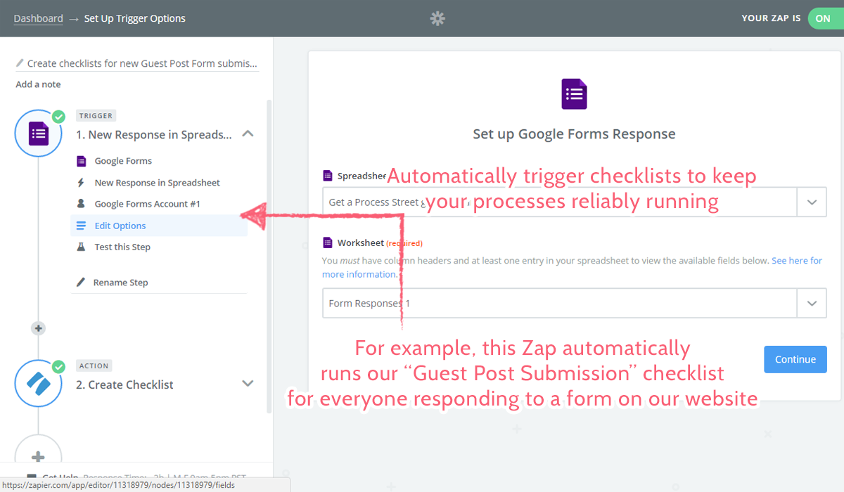 advanced process street - automate checklists