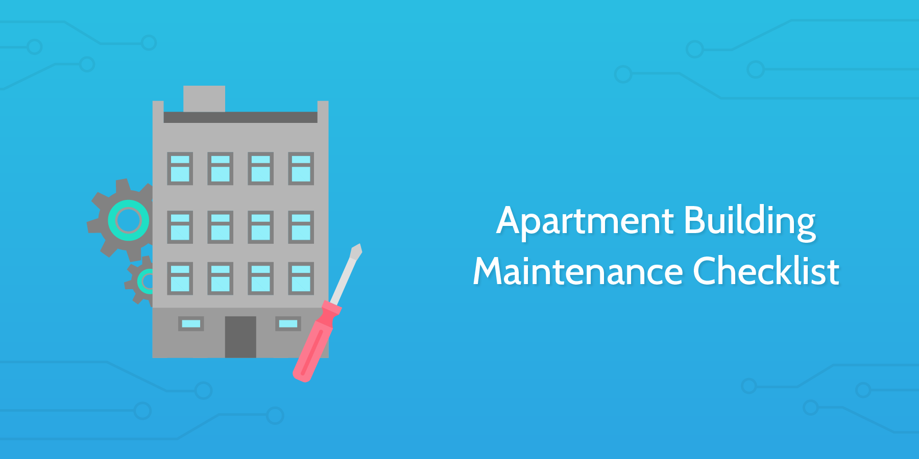 apartment building maintenance checklist