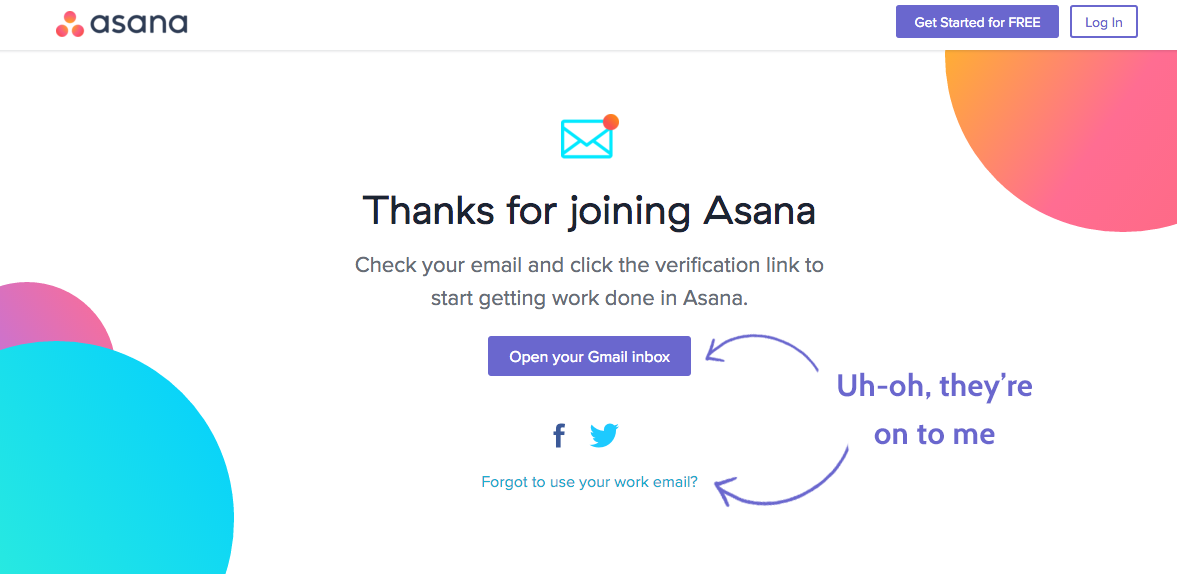 asana catches onto me