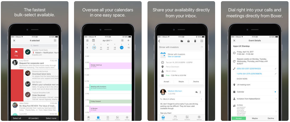 best email app for iphone vmware boxer