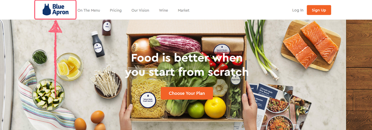 best home page - blue apron branding small