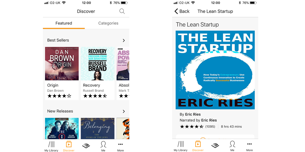 best mobile apps for business - audible