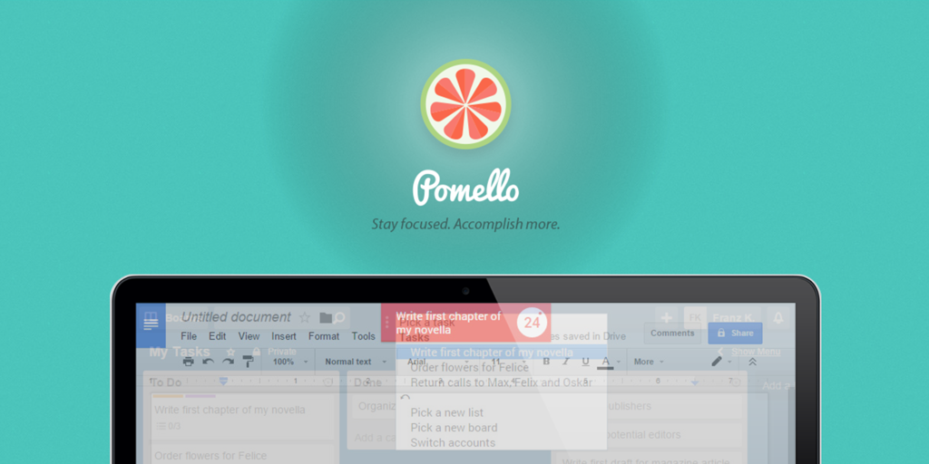 best productivity apps - pomello