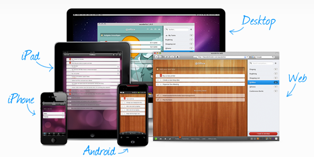 best productivity apps - wunderlist